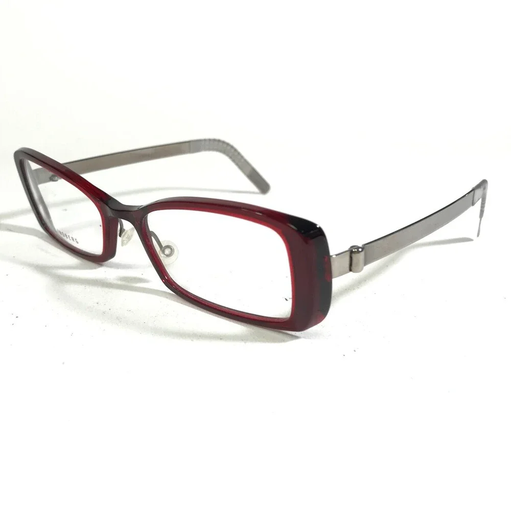 Lindberg ACT/STRIP 1115 AB04 Eyeglasses Frames Red Silver Acetanium 50-17-125